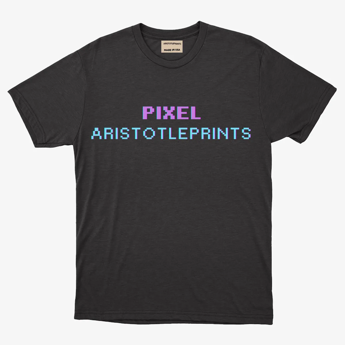 Pixel Aristotleprints Tee - Black