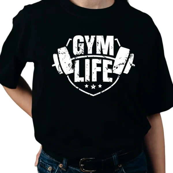 Gym Life T-Shirt - Black