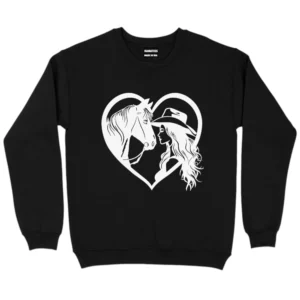 Cowgirl Love Horse Sweatshirt