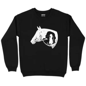 Flower Horse Girl Sweatshirt