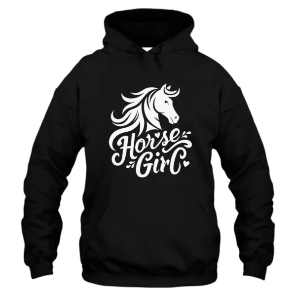 Horse Girl Funny Hoodie