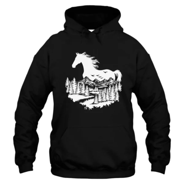 Horses With The Forest Hoodie