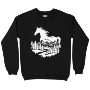 Horses With The Forest Sweatshirt