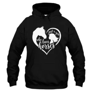 Just a Girl Who Loves Horse Girl Hoodie