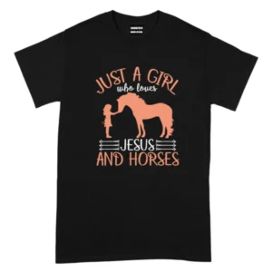 Loves Jesus And Horses TShirt