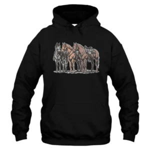 Vintage Western Horse Hoodie
