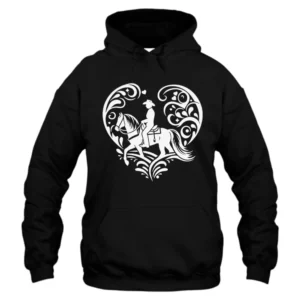 Cowboy Rider Loves Horse Hoodie