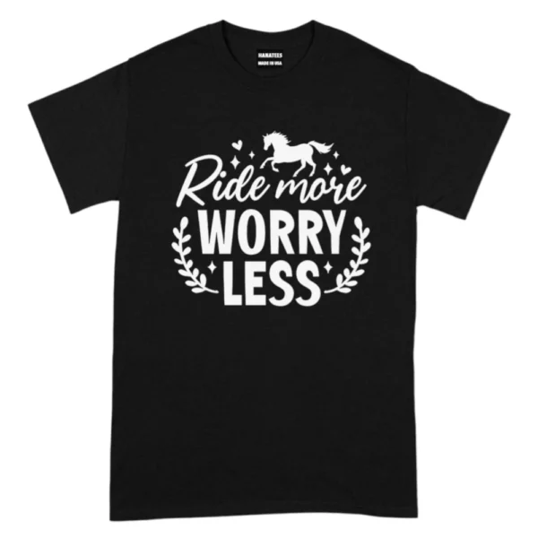Ride More Worry Less Vintage TShirt