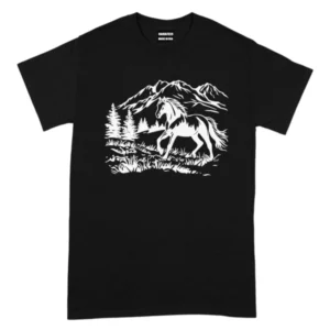 Running Horse In The Forest TShirt