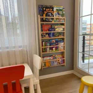 Eco-Friendly Wall Mounted Montessori Bookshelf