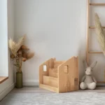 Premium Beech Wood Montessori Bookshelf - Independence & Style