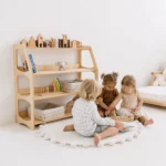 The Montessori Classroom Display Shelf - Open Access Wooden Organizer