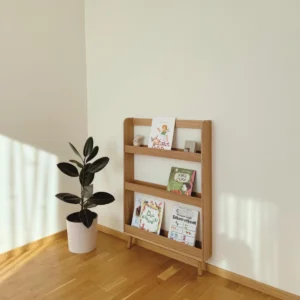 Vertical Wall-Mounted Montessori Bookshelf - Maximize Space & Inspire Reading