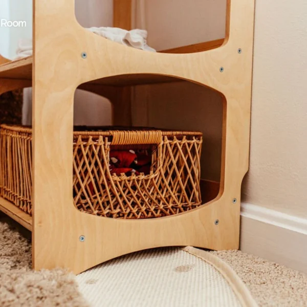 The Montessori Classroom Display Shelf - Open Access Wooden Organizer