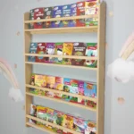 Eco-Friendly Wall Mounted Montessori Bookshelf