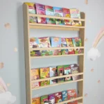 Eco-Friendly Wall Mounted Montessori Bookshelf
