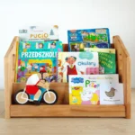 Premium Beech Wood Montessori Bookshelf - Independence & Style