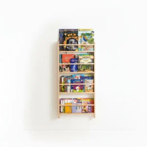 Eco-Friendly Wall Mounted Montessori Bookshelf