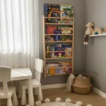 Eco-Friendly Wall Mounted Montessori Bookshelf