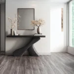 Gallery-Quality Sculptural Console Table in Solid Monkey Pod Wood