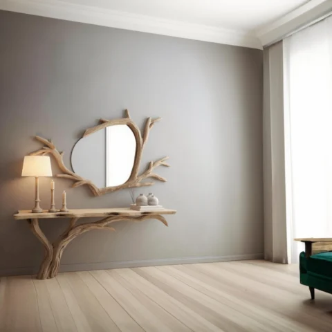 Handmade Live Edge Console Furniture – Organic Art1