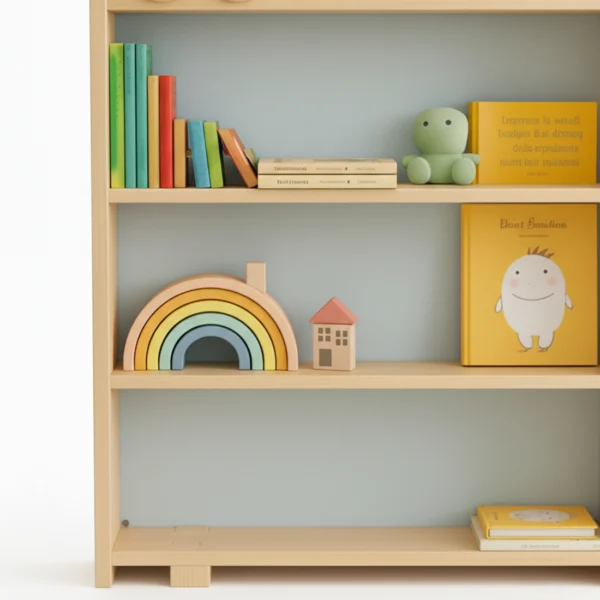 House-Shaped Wooden Wall Shelf - Charming Storage & Decor