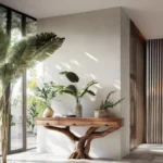 Live Edge Console Table with Drawers - An Organic Masterpiece with Integrated Storage