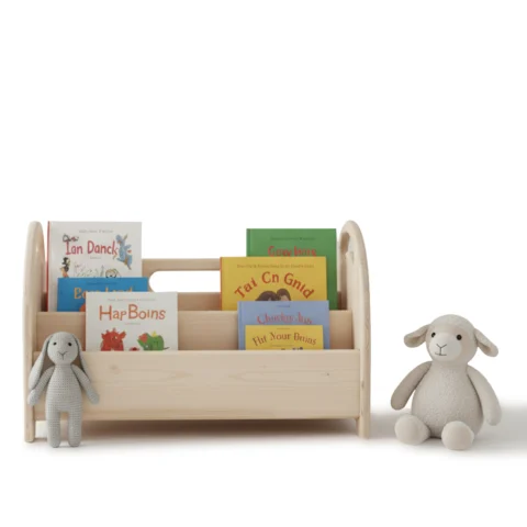 Montessori Birchwood Front - Facing Bookshelf