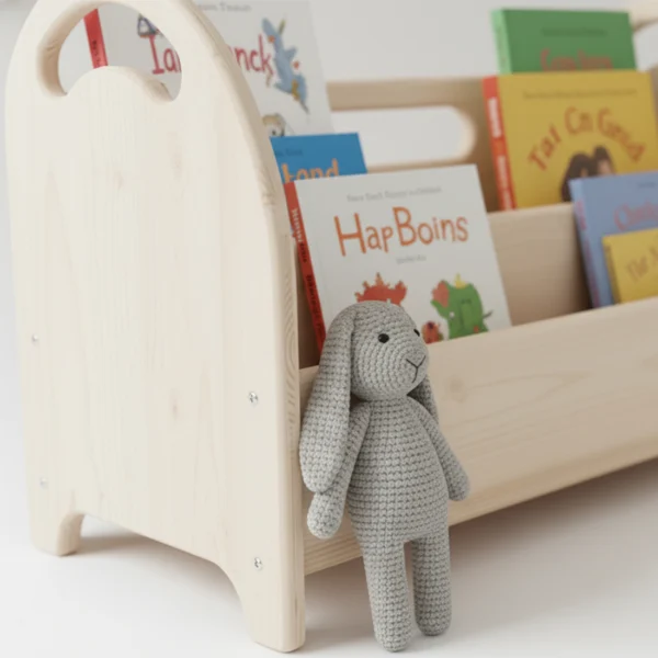 Montessori Birchwood Front - Facing Bookshelf