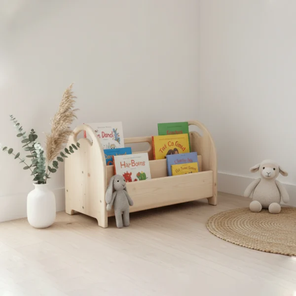 Montessori Birchwood Front - Facing Bookshelf