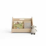 Montessori Mobile Bookshelf with House Design