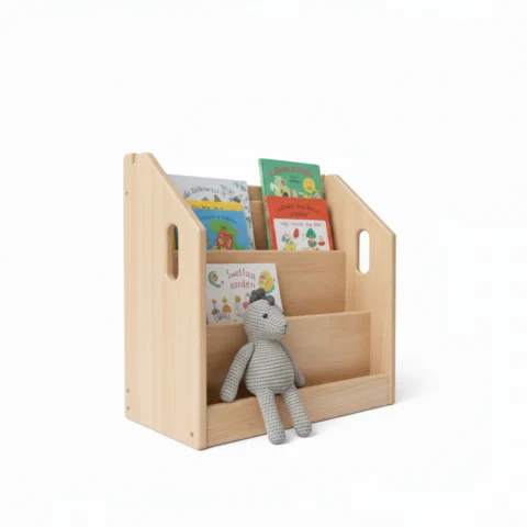 Premium Beech Wood Montessori Bookshelf2