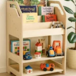 The Dual-Function Montessori Organizer - Book Display & Toy Storage