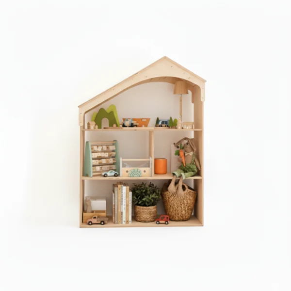 The Little Library House Bookshelf - Montessori & Modern Decor