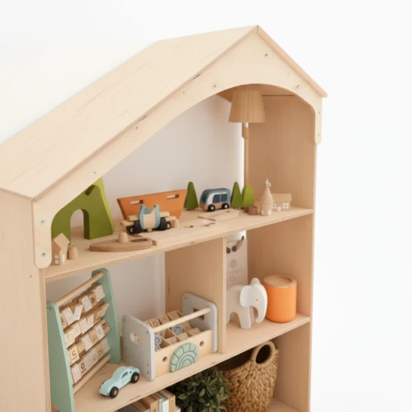 The Little Library House Bookshelf - Montessori & Modern Decor