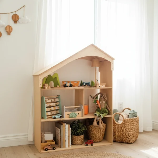 The Little Library House Bookshelf - Montessori & Modern Decor
