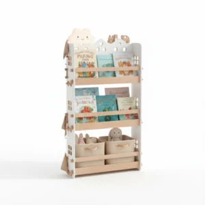 The Vertical Library - Montessori Wall Bookshelf