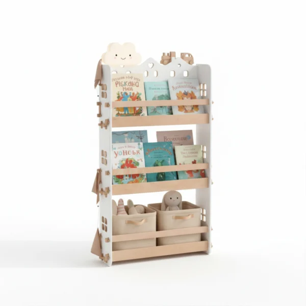 The Vertical Library - Montessori Wall Bookshelf