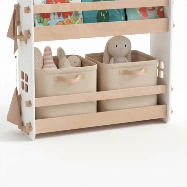 The Vertical Library - Montessori Wall Bookshelf
