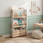 The Vertical Library - Montessori Wall Bookshelf