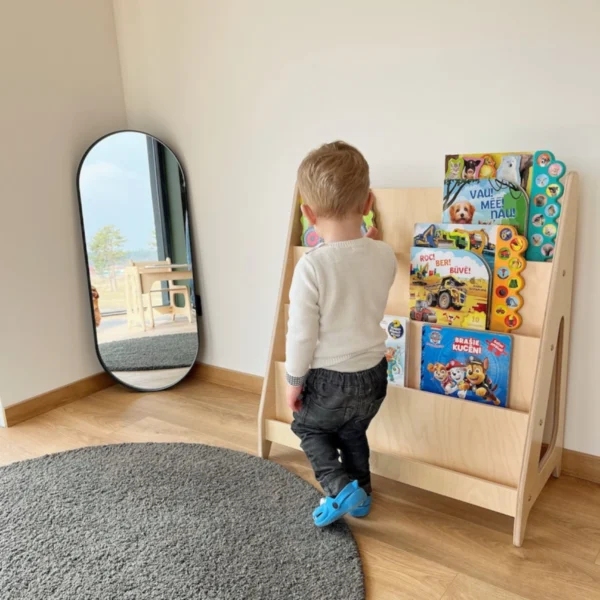 The Voyager Bookshelf - 3-Tier Montessori Front-Facing Display