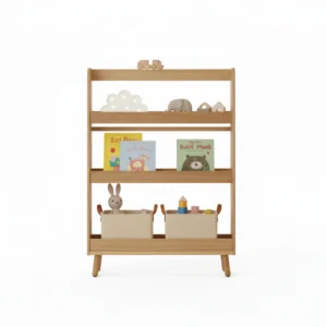Vertical Wall-Mounted Montessori Bookshelf - Maximize Space & Inspire Reading