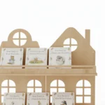 Whimsical House-Shaped Montessori Bookshelf - Spark Independence