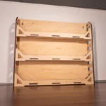 The Artisan 3-Tier Culinary Sentinel – Handcrafted Modern Wooden Spice Gallery