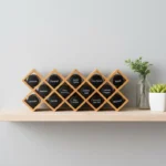 The Artisan Bamboo Cross-Hatch Sentinel – 18-Compartment Modular Organizer