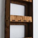 The Artisan Chroma Gallery – Premium 4-Tier Wall-Mounted Spice Cabinet
