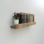 The Artisan Horizon – Handcrafted Solid Wood Floating Spice Rack