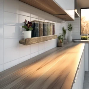 The Artisan Horizon – Handcrafted Solid Wood Floating Spice Rack