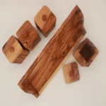 The Artisan Olive Wood Herb Gallery – Handcrafted Tunisian Countertop Sentinel