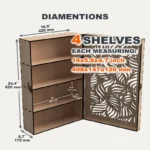 The Artisan Spice Sanctuary – Handcrafted Laser-Cut Wall Cabinet